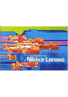 Nikon 55/1.2 manual. Camera Instructions.